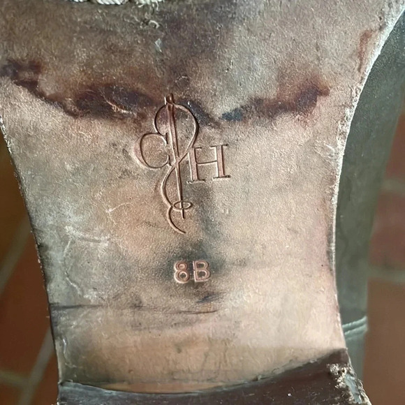 Olive Green Cole Haan Boots 8 - Picture 4 of 9